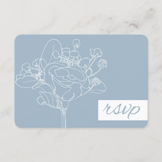 Boda RSVP (Azul Diamante)