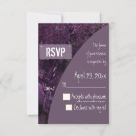 Boda RSVP de árbol de roble vintage