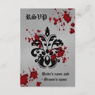 Boda Rsvp de Halloween