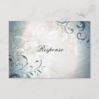 Boda RSVP Elegante Vintage Foliage & Swirl