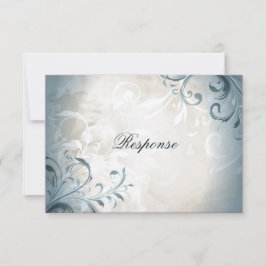 Boda RSVP Elegante Vintage Foliage & Swirl
