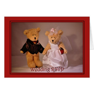 Boda RSVP que casa la aceptación de la invitación