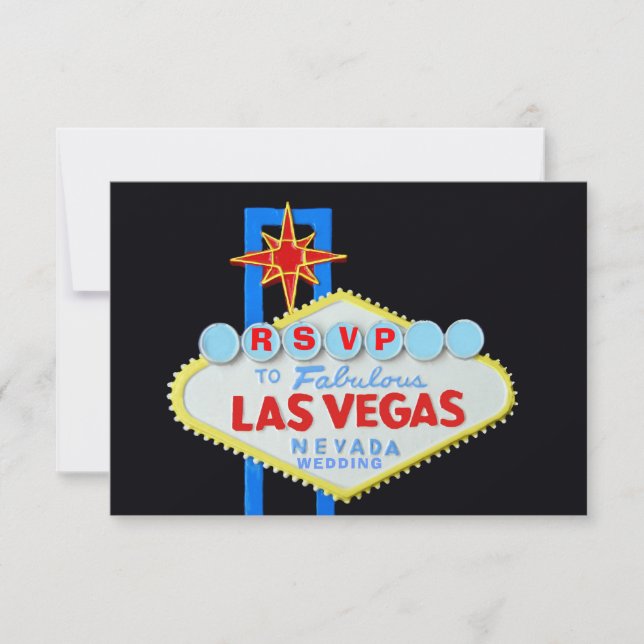 Boda RSVP y recepción Las Vegas (Anverso)