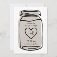 Boda ruso | Jar guardar la tarjeta de fecha - neut