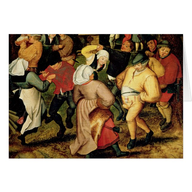 Boda rústica, detalle del baile de la gente (Anverso (Horizontal))