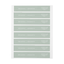 Boda Sage Sage Elegante Moderna