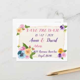Boda Save the Date, Tarjetas Save the Date