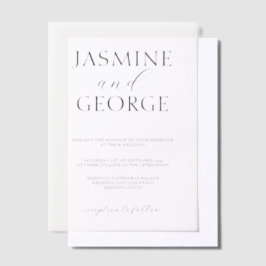 Boda sencillo de guión elegante