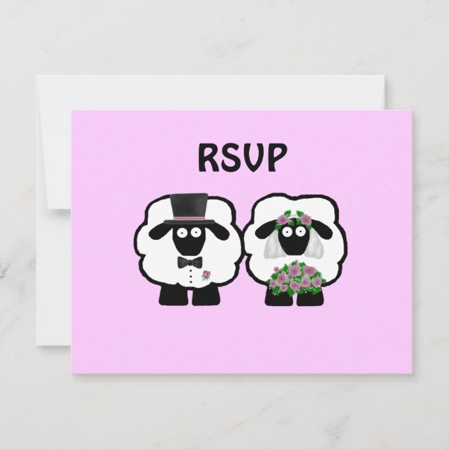 Boda Sheep RSVP (Anverso)