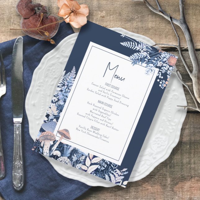Boda silvestre y caprichoso menú de cena ID1110 (Subido por el creador)