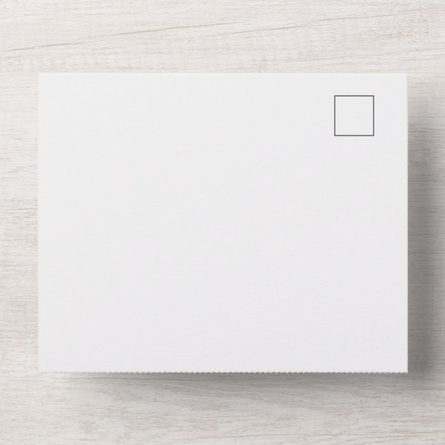 boda simple blanco todo en una sola invitación (Anverso)