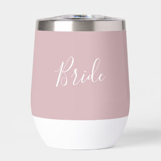 Boda simple guion rosa de novia personalizado