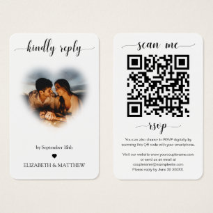 Boda Sitio Web QR Código Fotografía de marco de co