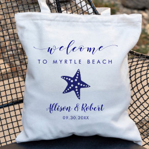 Boda Starfish Bolsa de bienvenida para la playa, a