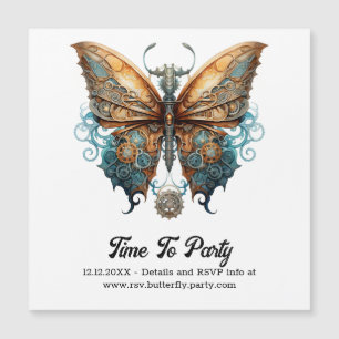 Boda Steampunk Swallowtail de mariposa Steampunk