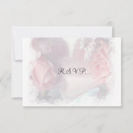 Boda suave rosa RSVP