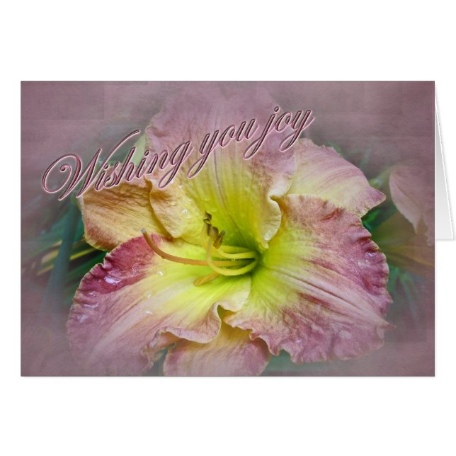 Boda - Te deseo alegría (Anverso (Horizontal))