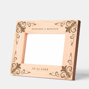 Boda temática barroco marco decorativo ornamental