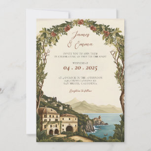 Boda toscano Invitación a la boda italiana Lag