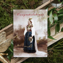 Boda Tradicional Sueca Vintage de Dalecarlia