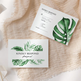 Boda Tropical Beach RSVP Gabinete Insertar