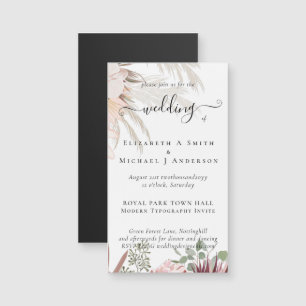 Boda Tropical de Borgoña Pampas