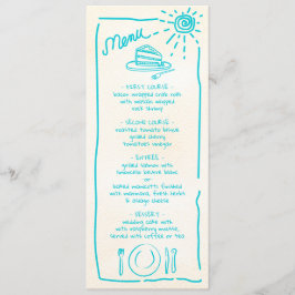 Boda Tropical Menú Boda Funky