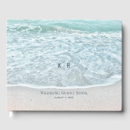 Boda Turquoise Blue Ocean - Libro de invitados