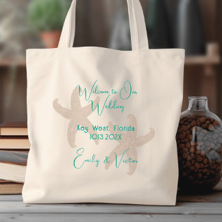 Boda Turquoise Starfish Bienvenidos a la bolsa