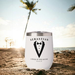 Boda Tuxedo Padre Personalizado del Groom