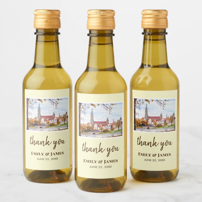 Boda Ulm Minster Alemania Farida Greenfield (Botellas)