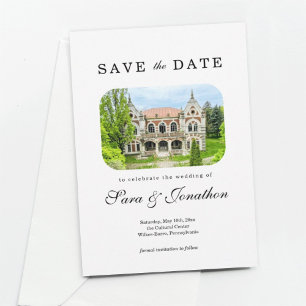 Boda Venue Guardar la tarjeta de fecha