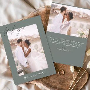 Boda verde de sabios del presupuesto Foto Tarjetas