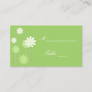 Boda verde titular de la tarjeta