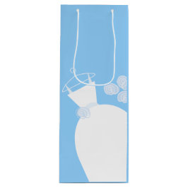 Boda Vino de la bolsa de regalo de Gown Blue