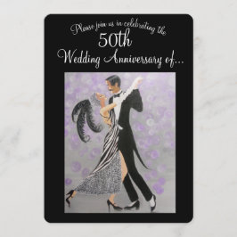 Boda Vintage 50 Aniversario, Invitación