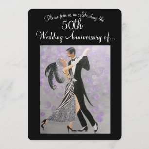 Boda Vintage 50 Aniversario, Invitación