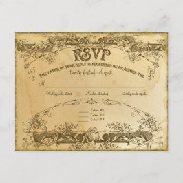 Boda Vintage con Té Manchado 2 - Invitación
