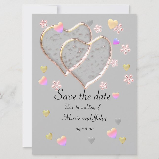 Boda vintage, personalizada (Anverso)