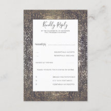 Boda Vintage Rústica Floral RSVP