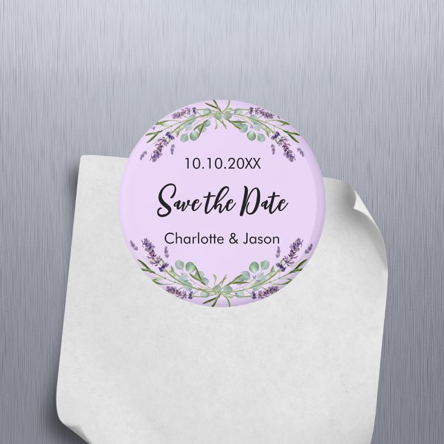 Boda violeta de Lavender Salven el imán de la Fech (Subido por el creador)