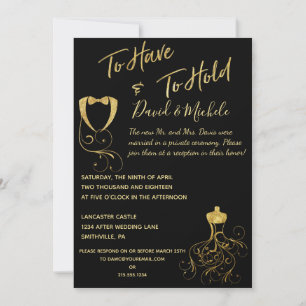Boda vota por invitación de fiesta después/después
