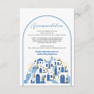 Bodas de alojamiento Santorini Tarjetas de Grecia