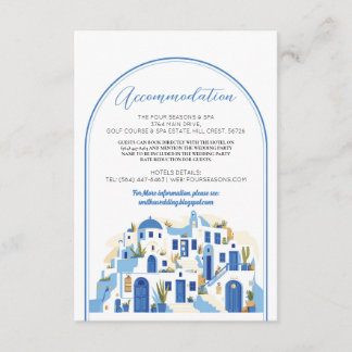 Bodas de alojamiento Santorini Tarjetas de Grecia