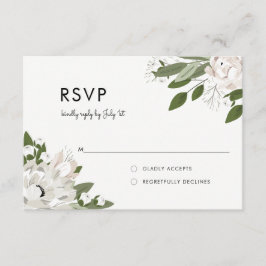 Bodas de marfil y rubor Sprigs - RSVP