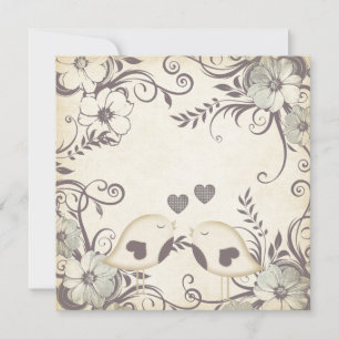 Bodas de pájaros de amor (en blanco)