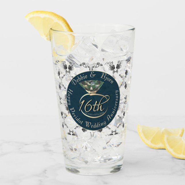 bodas del 16° aniversario Rosas del Peridot en la  (Anverso (hielo))