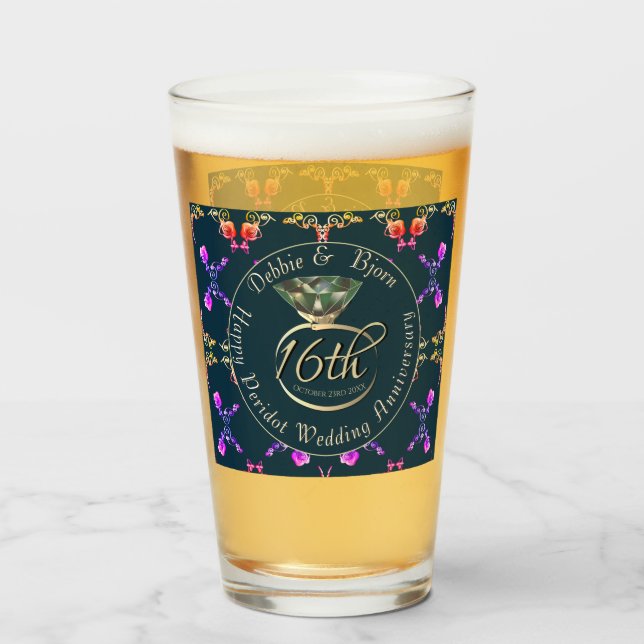 bodas en la Marina en 16° Aniversario de Peridot (Anverso (lleno))