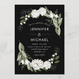 Bodas Florales Blancas - Invitación a la boda