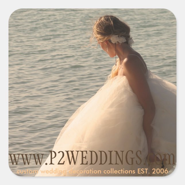 Bodas P2 Pequeños Pegatinas (Anverso)